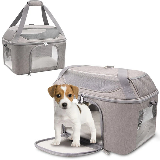 Dog Backpack Breathable Pet Portable Foldable Carrier Bag - Pooch & Love 